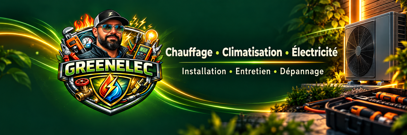 Greenelec — chauffage, climatisation et électricité. Installation, entretien et dépannage.